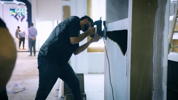 غرفه سازی هفتمین نمایشگاه بین المللی توانمندی های صادراتی جمهوری اسلامی ایران